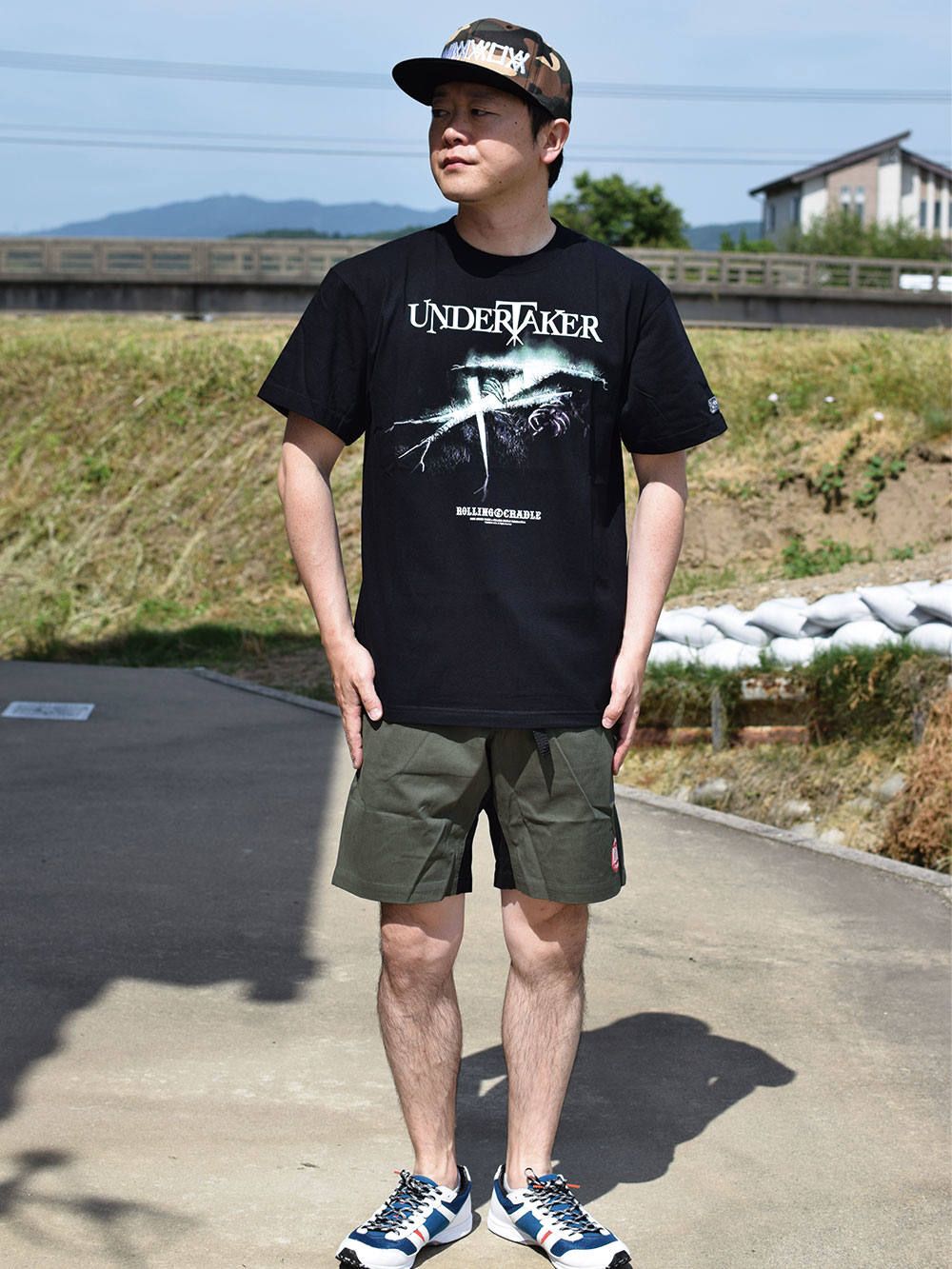 RCxWWE THE UNDER TAKER Tee "DEAD MAN FOREVER"