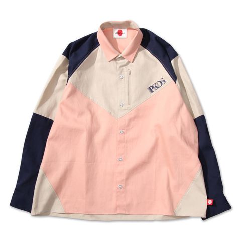 PKDS切替えラグランシャツ