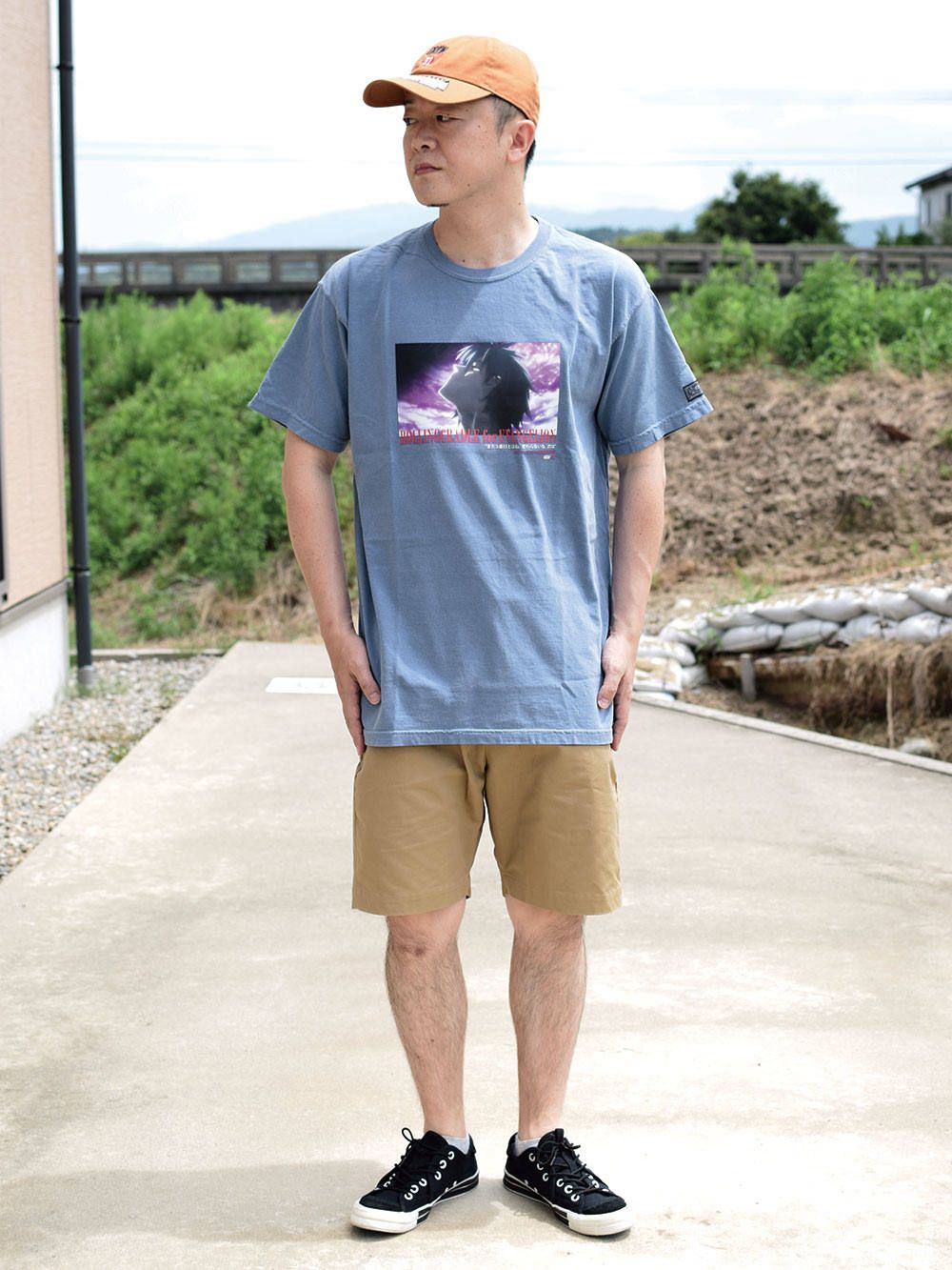 ROLLING CRADLE x EVA Tee Kaworu Nagisa