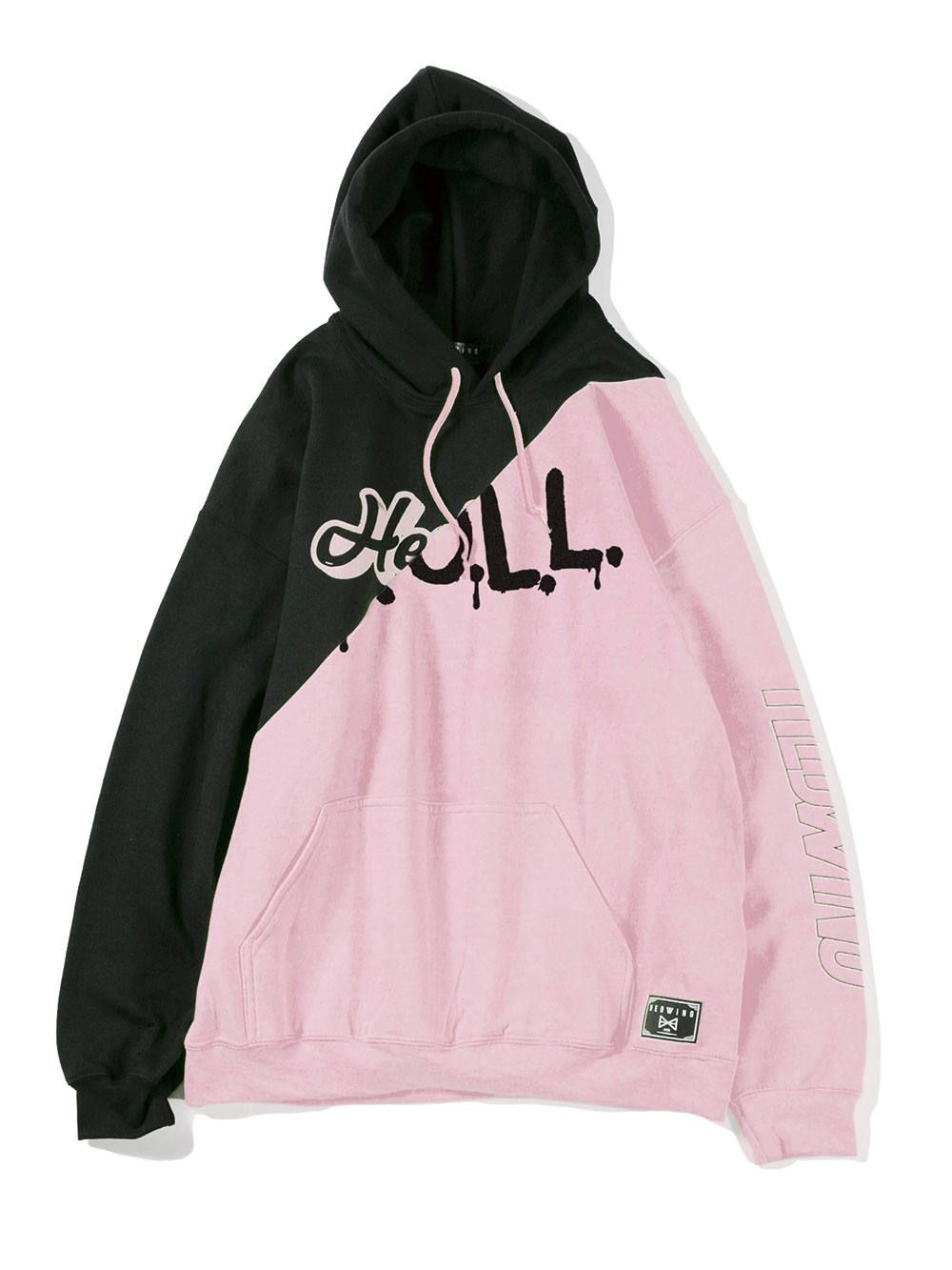【 DOLL×HEDWiNG】Cross Cut Hoodie