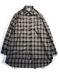 17 [ FRAYED HEM LOOSE SHIRTS ]