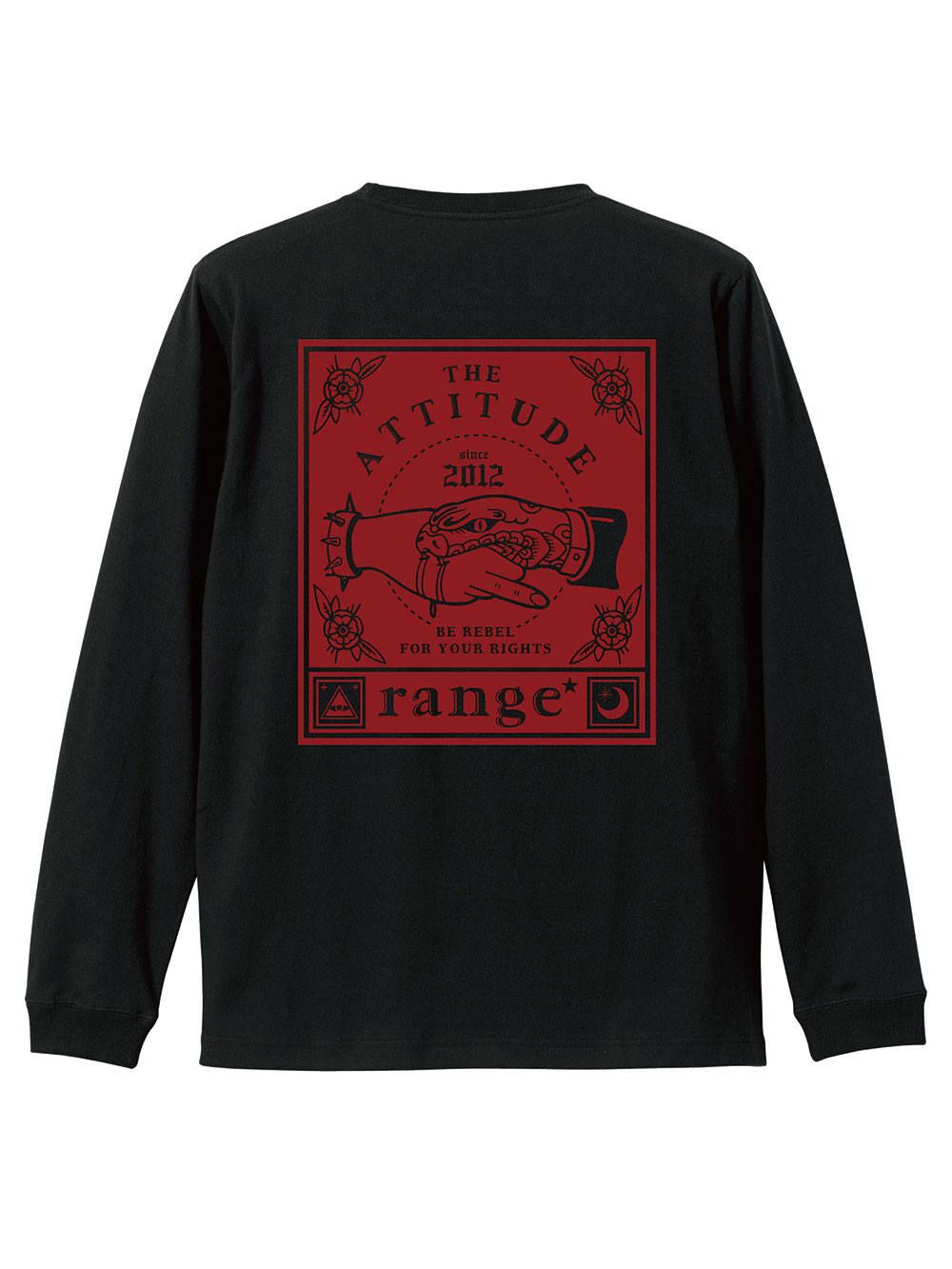 shake snake hand LS tee