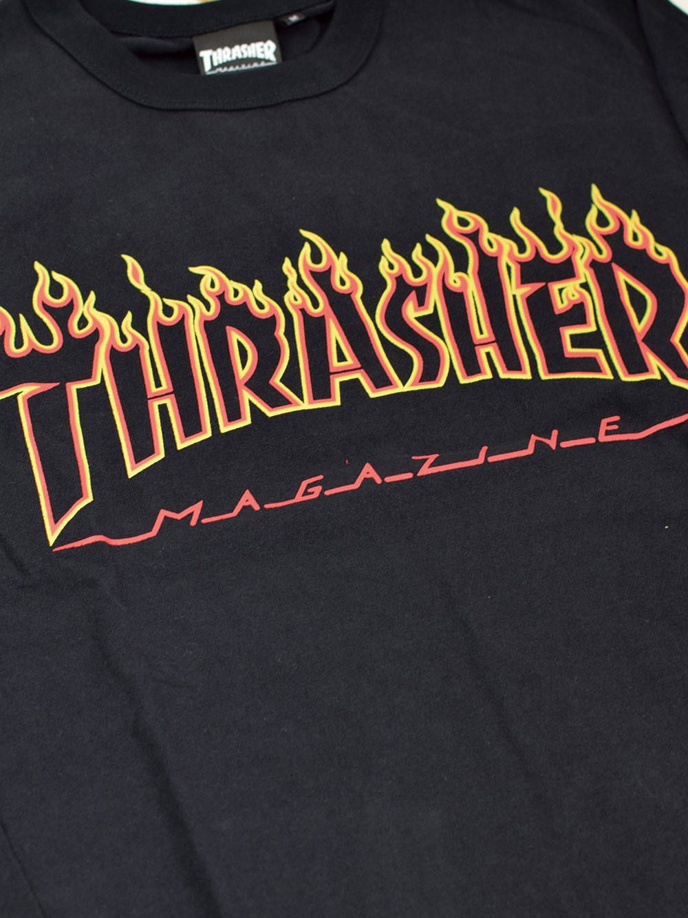 FLAME OUTLINE US COTTON L/S T-SHIRT