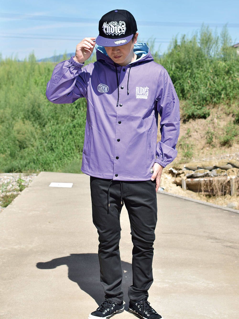 DRAWING HOOD-JACKET