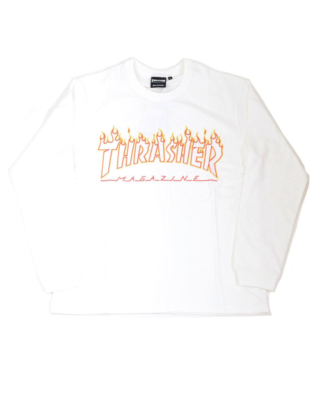FLAME OUTLINE US COTTON L/S T-SHIRT