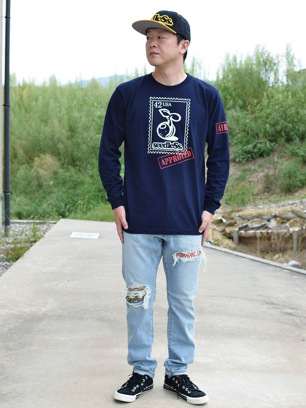 sd 42 AIR MAIL LS tee