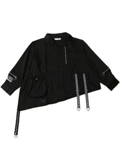 SHADOW -Deformed Pullover Shirts-