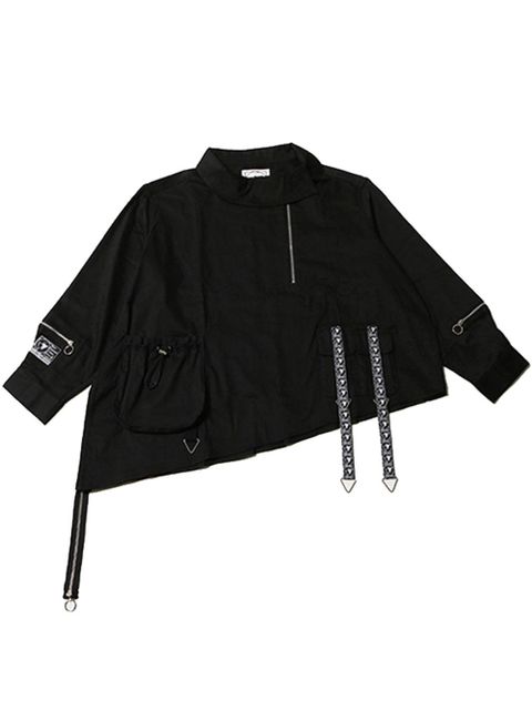 SHADOW -Deformed Pullover Shirts-