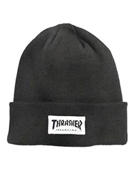 BOX LOGO 平編みビーニー