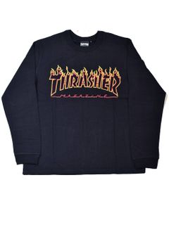 FLAME OUTLINE US COTTON L/S T-SHIRT