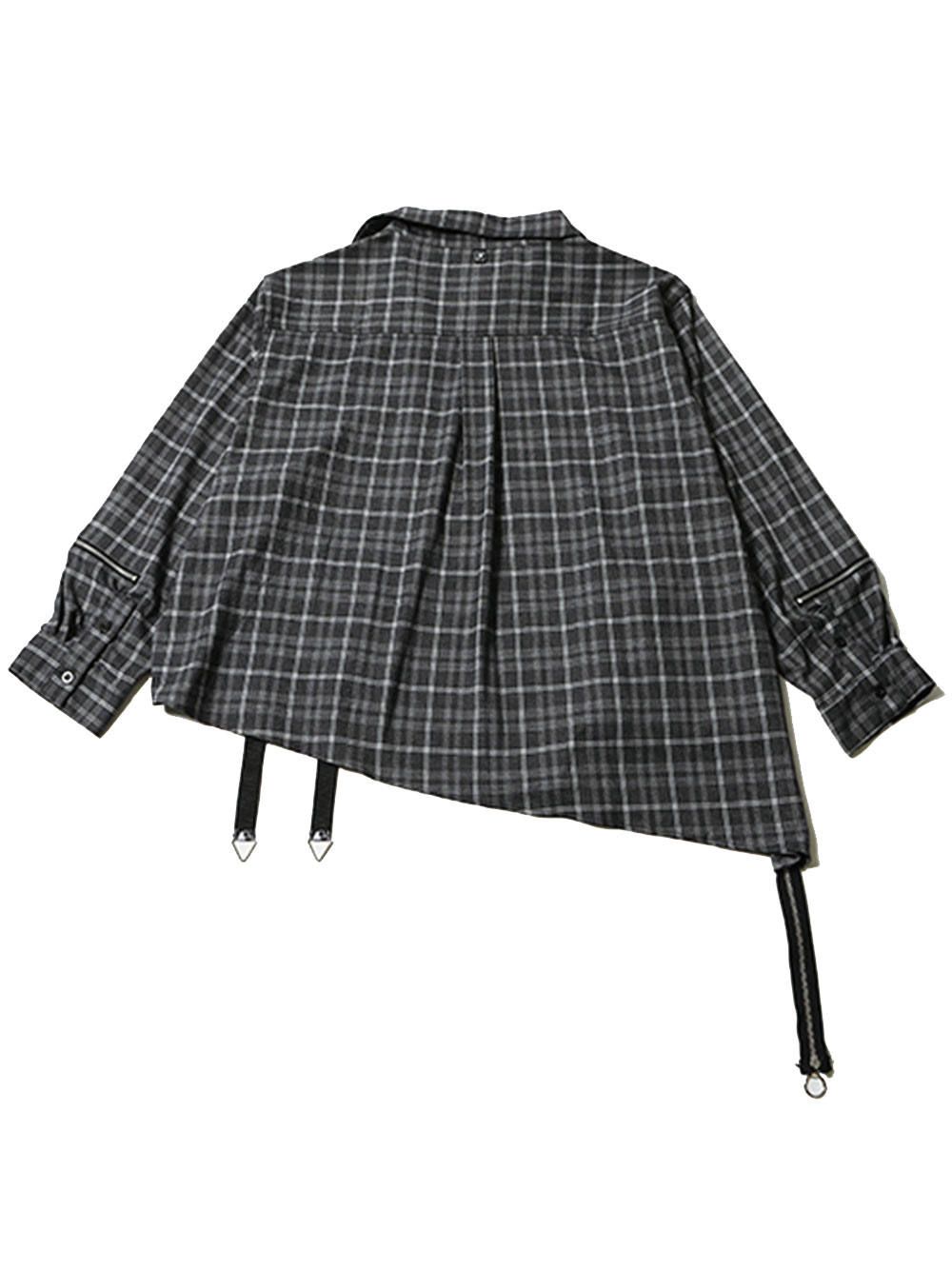 SHADOW -Deformed Pullover Shirts-