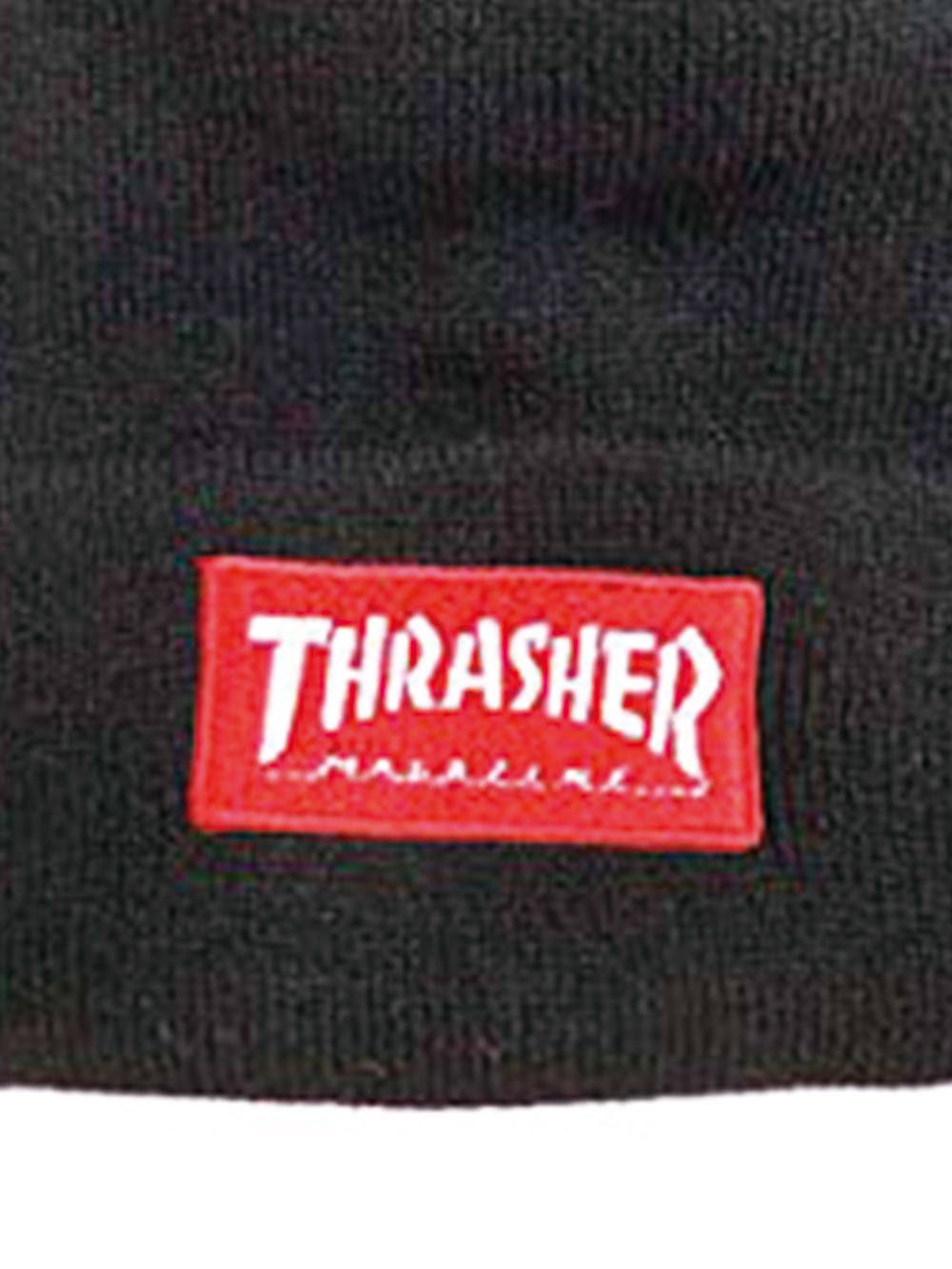 BOX LOGO 平編みビーニー
