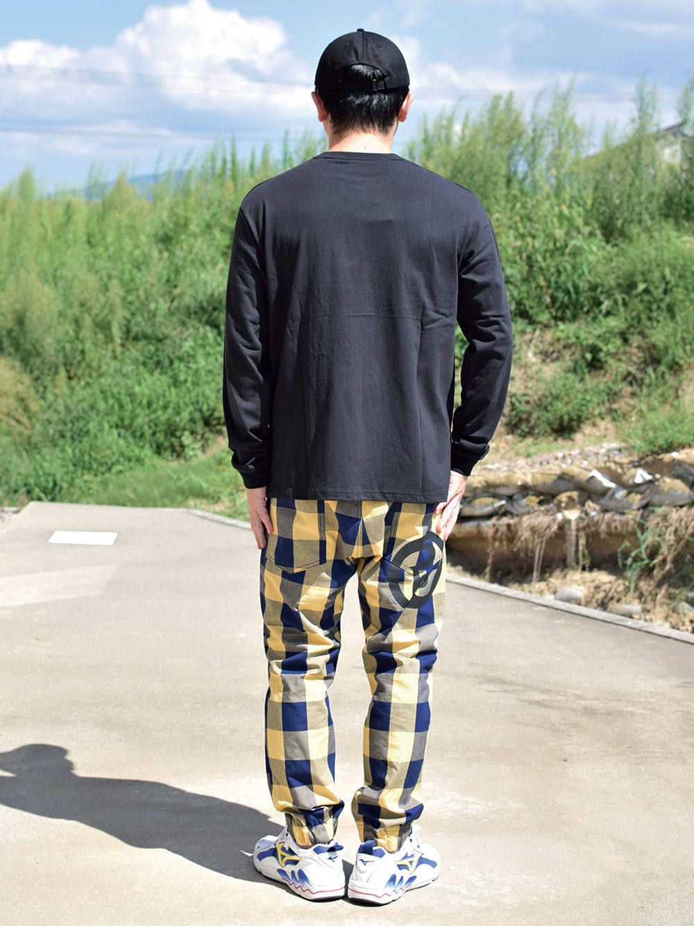 FLAME OUTLINE US COTTON L/S T-SHIRT