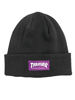 BOX LOGO 平編みビーニー