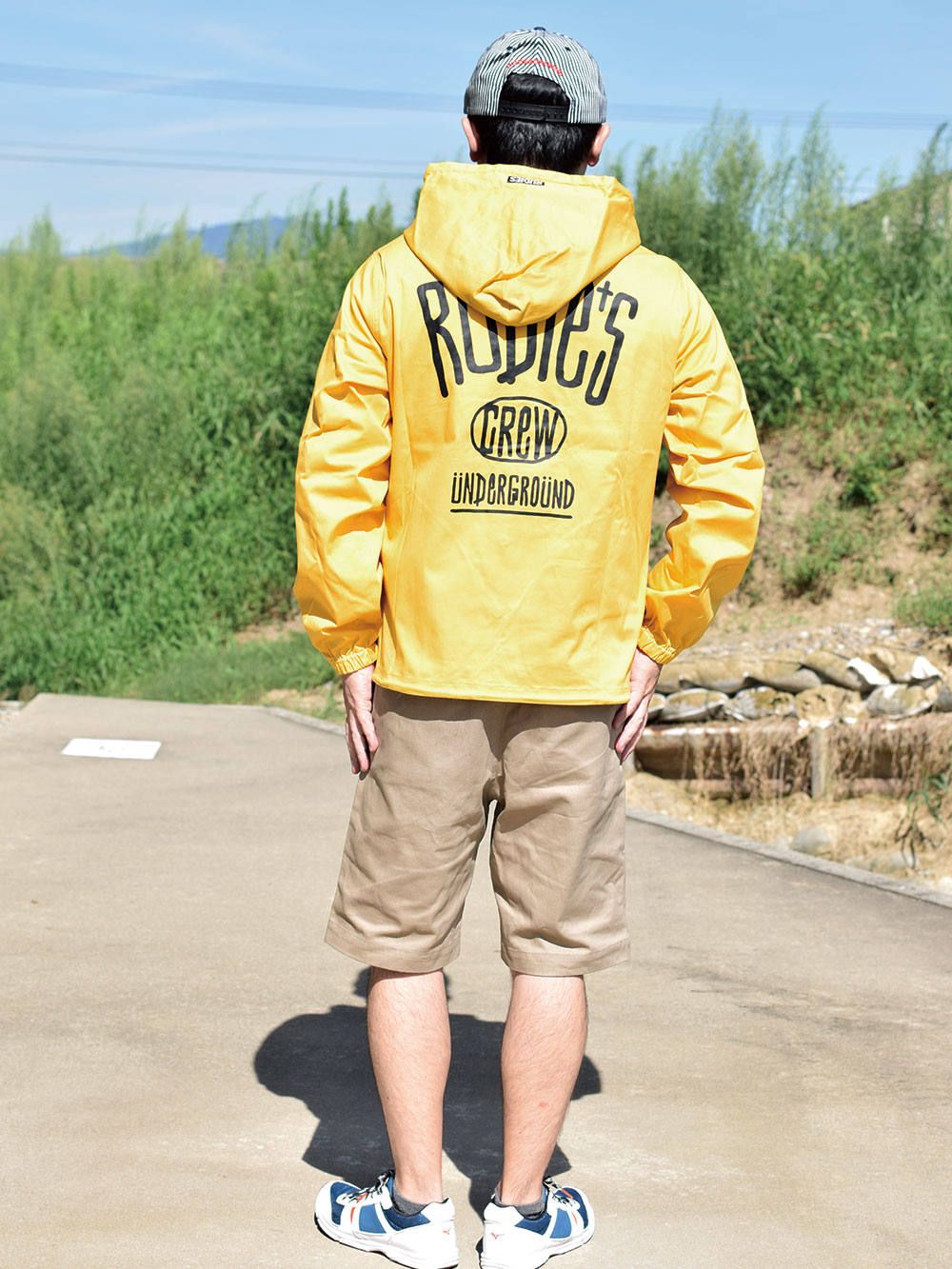 DRAWING HOOD-JACKET