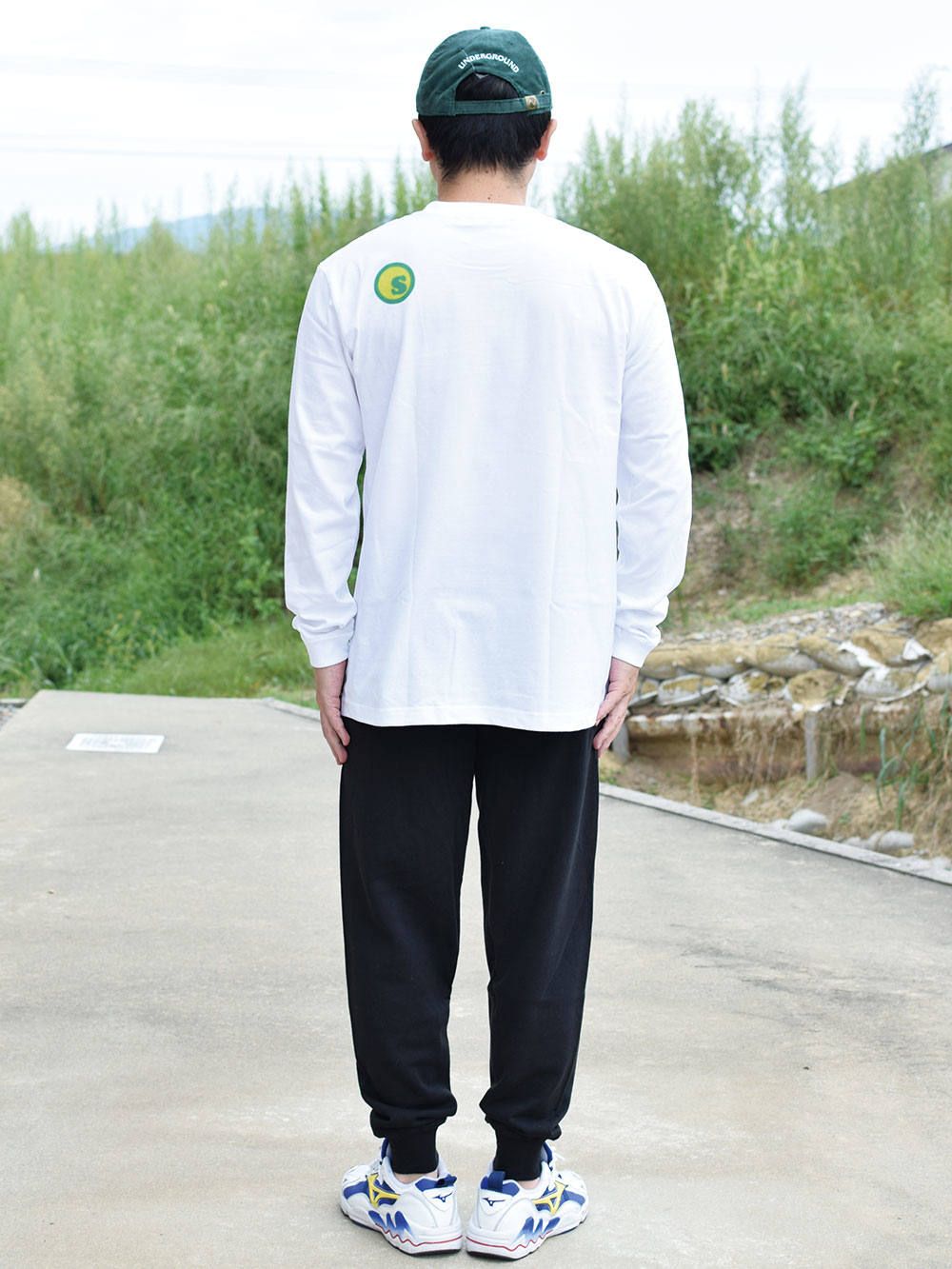 sd blurred logo LS tee
