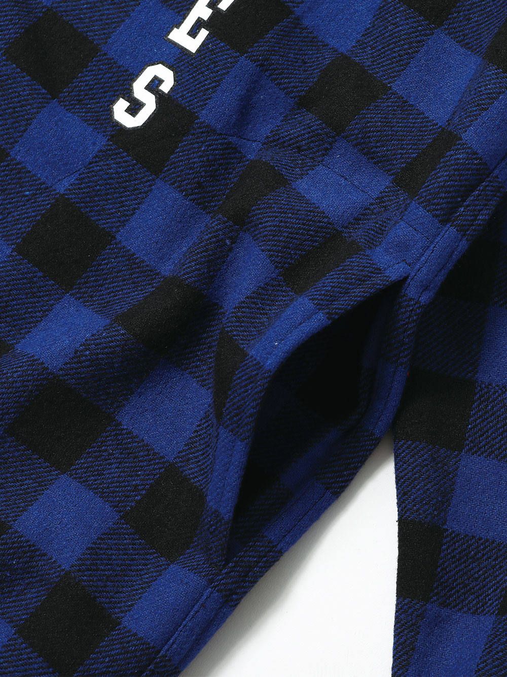MIGHTY CHECK HOOD-SHIRTS