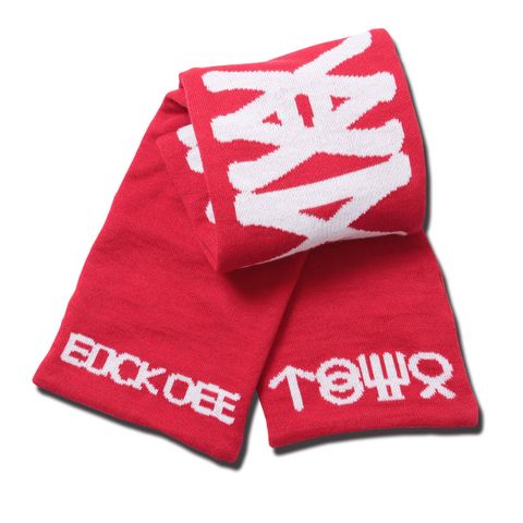 WOOL SCARF - LOGO