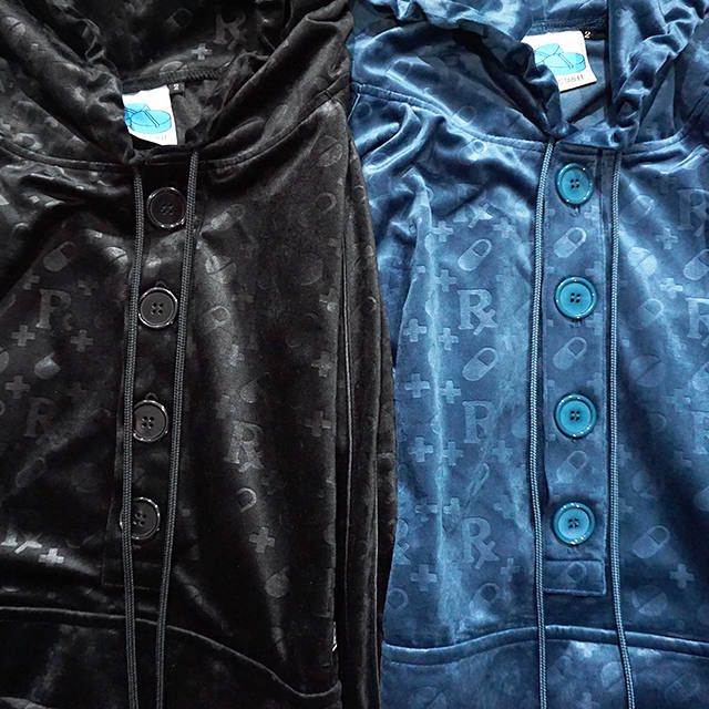 PATIENT [ HALF BUTTON VELOUR PULLOVER ]