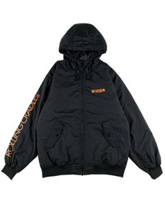 SHOUT HOODED BOMBER-JACKET