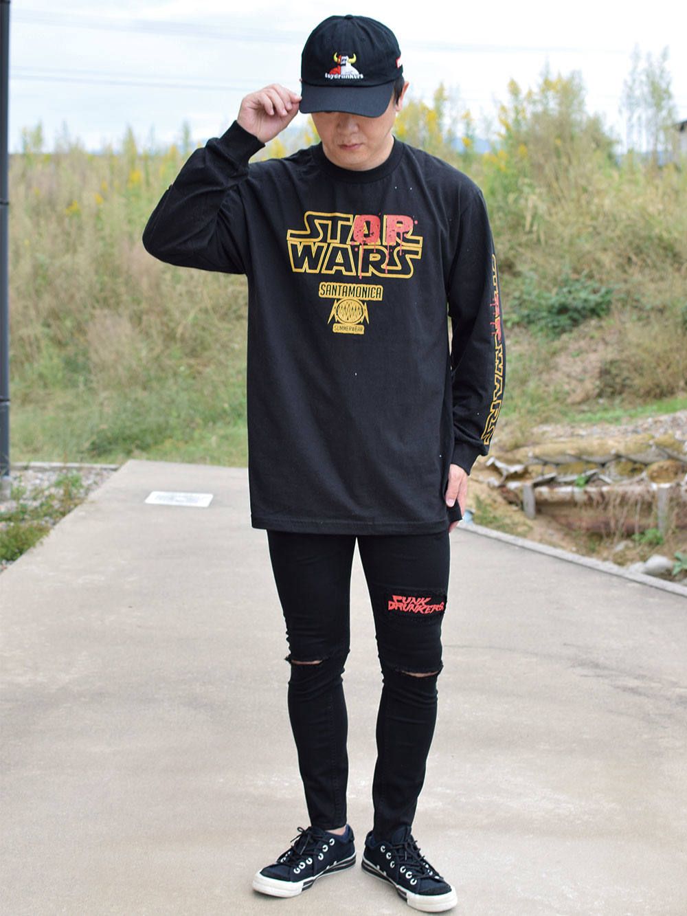 stop wars L/S tee