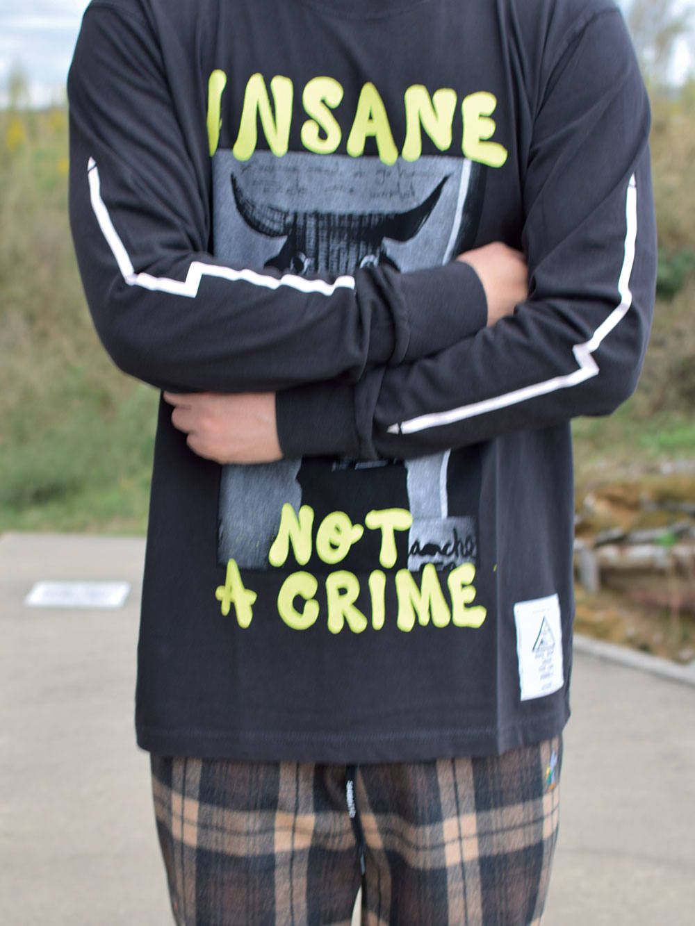INSANE NOT A CRIME L/S T