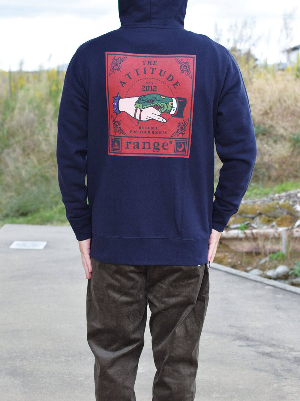 shake snake hand hoody fullcolor ver.
