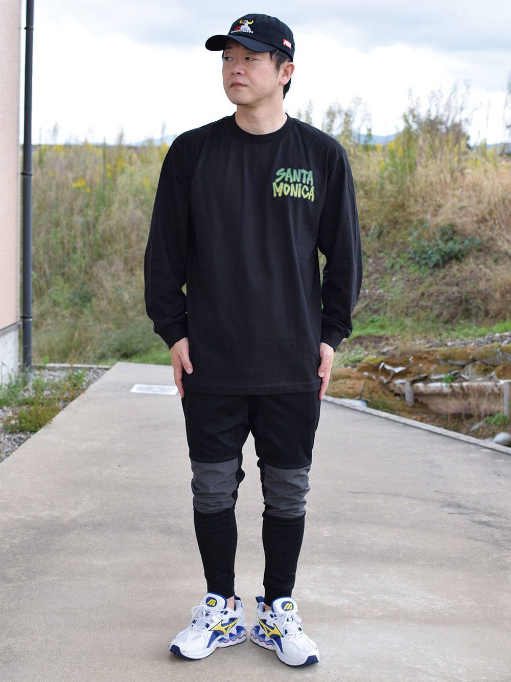 nature gradation logo L/S tee