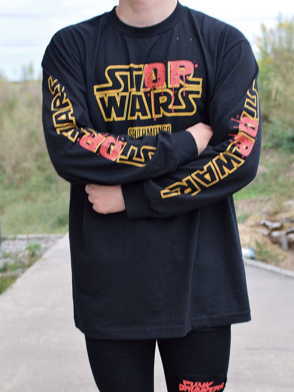 stop wars L/S tee