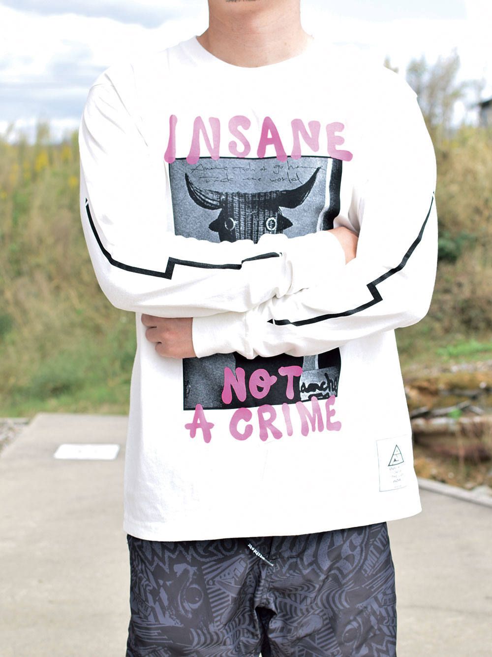 INSANE NOT A CRIME L/S T