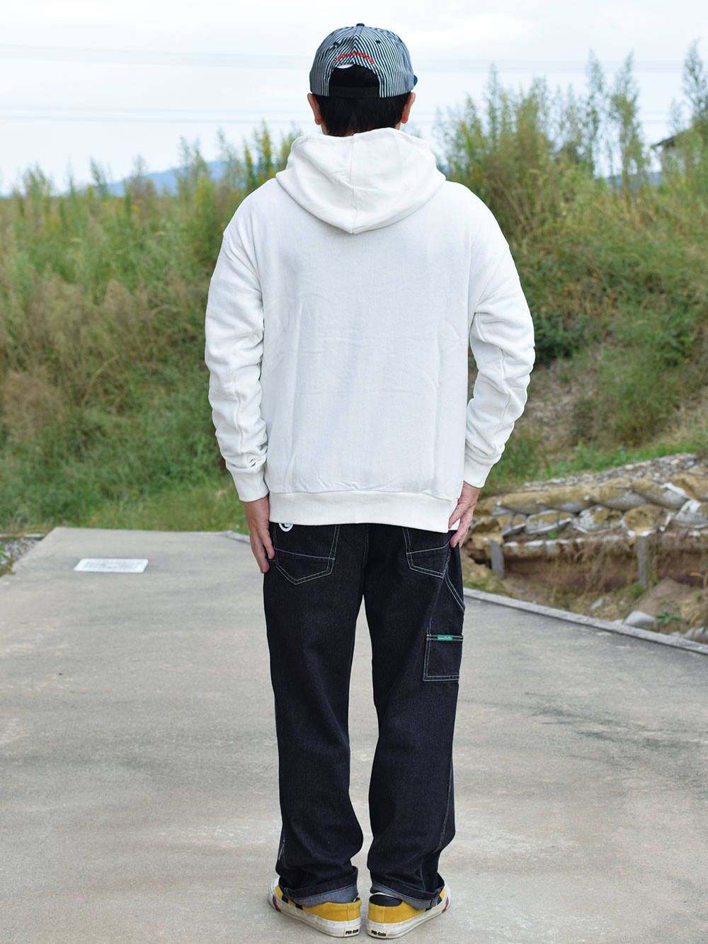 FLAME OUTLINE US COTTON-HOODIE