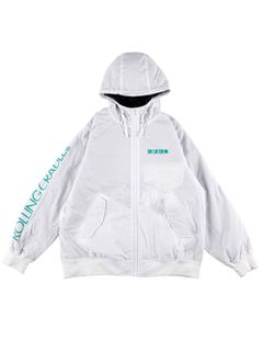 SHOUT HOODED BOMBER-JACKET