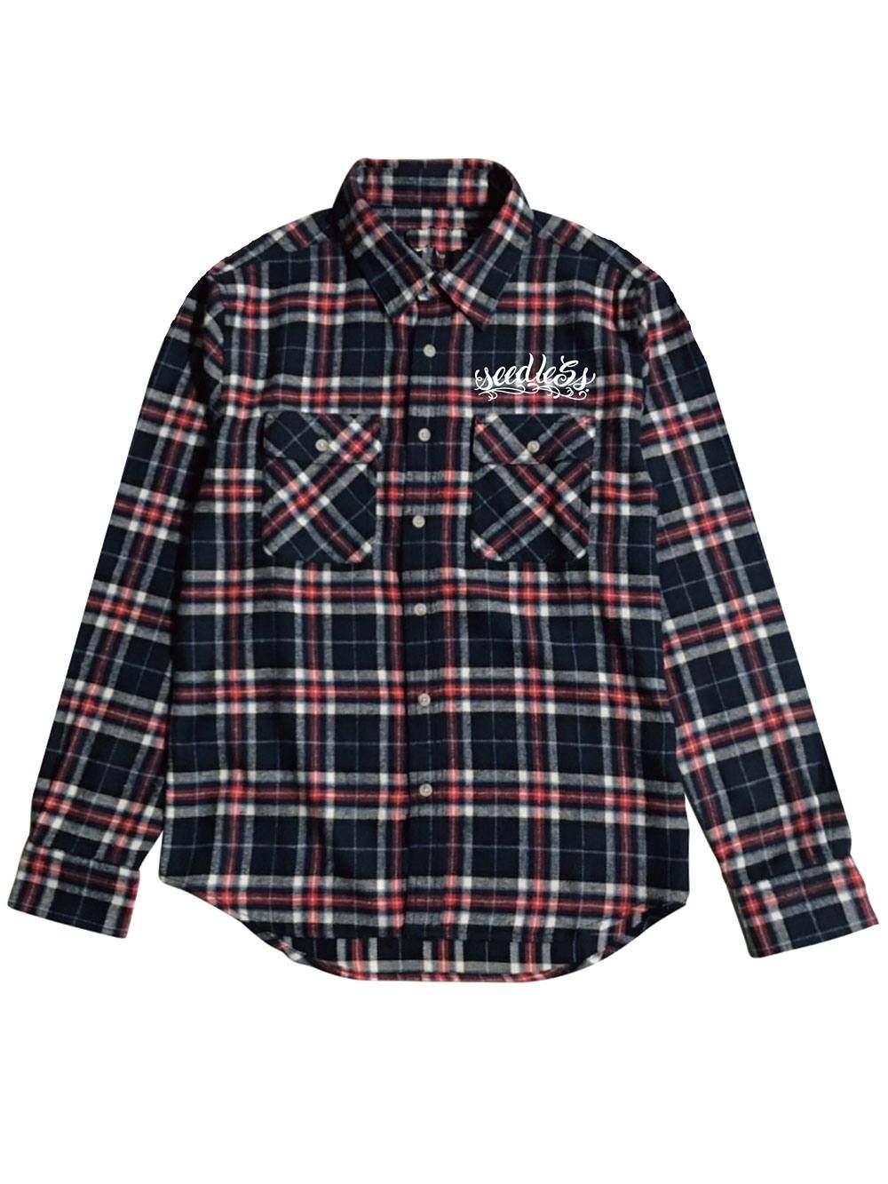 sd raised check nel shirts