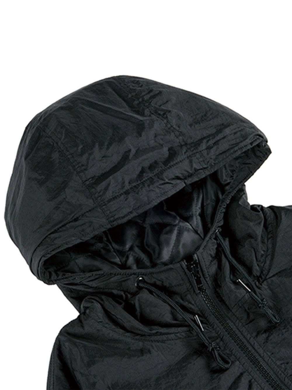 SHOUT HOODED BOMBER-JACKET