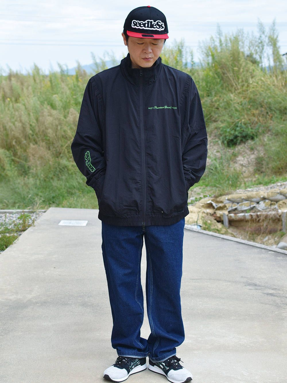sd nylon 90's style truck jkt