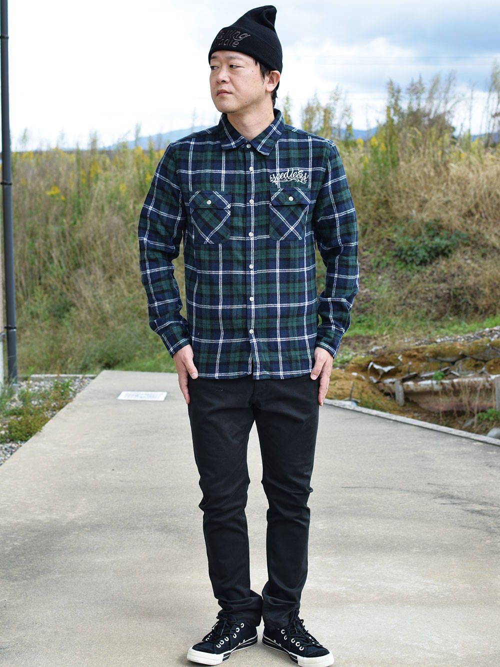 sd raised check nel shirts
