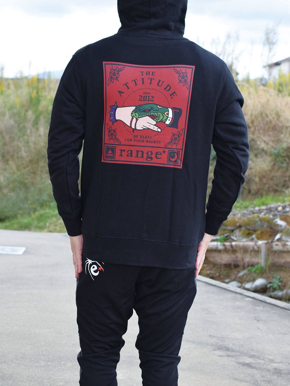 shake snake hand hoody fullcolor ver.