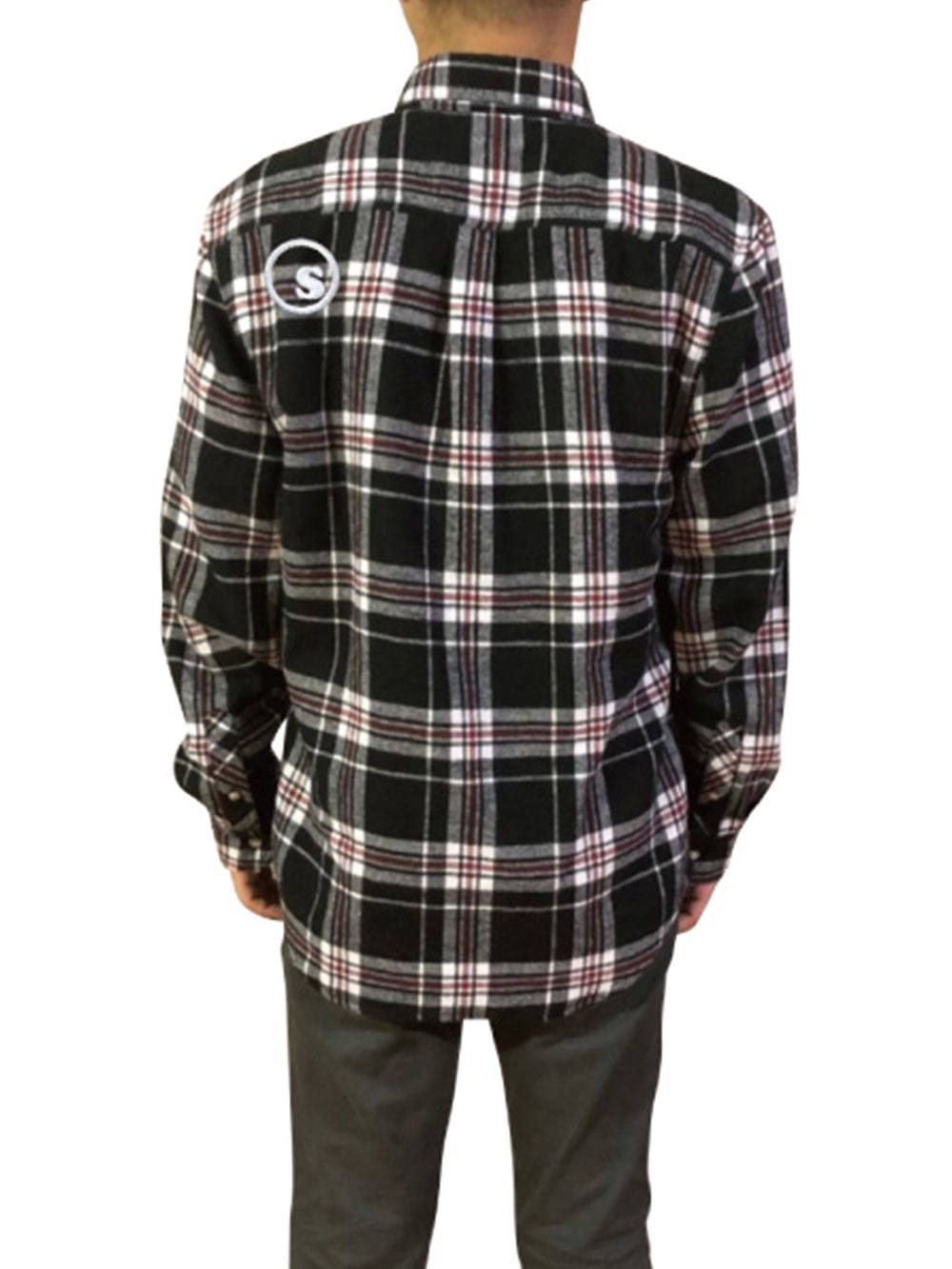 sd raised check nel shirts