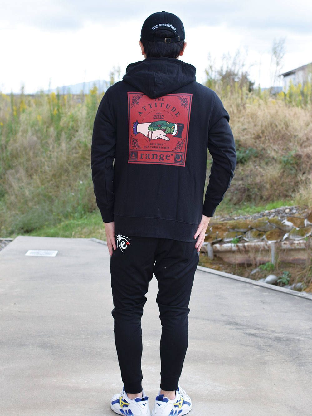 shake snake hand hoody fullcolor ver.
