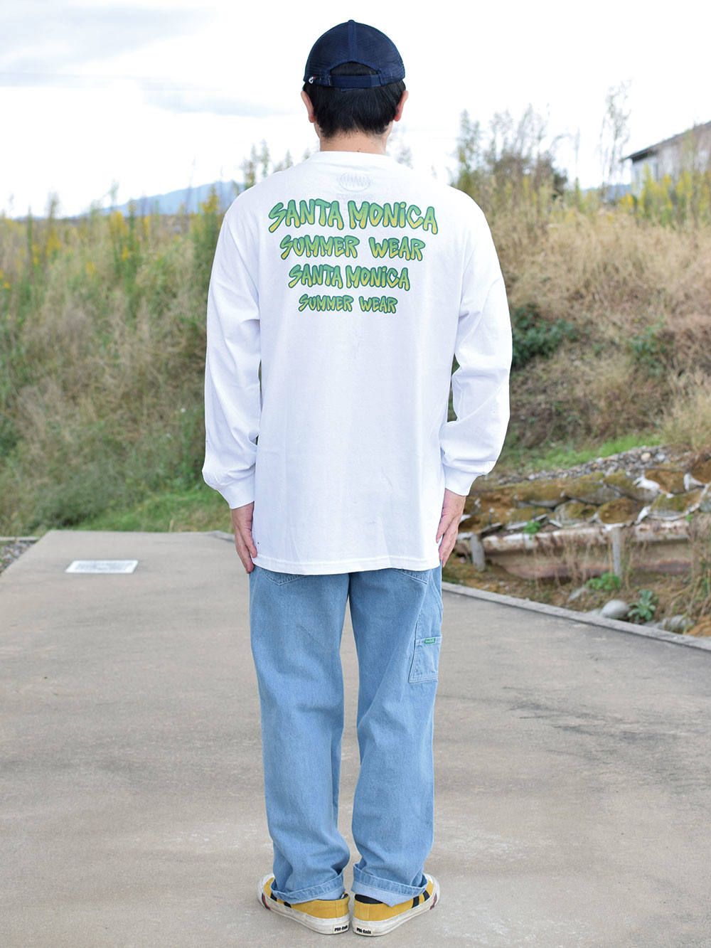 nature gradation logo L/S tee
