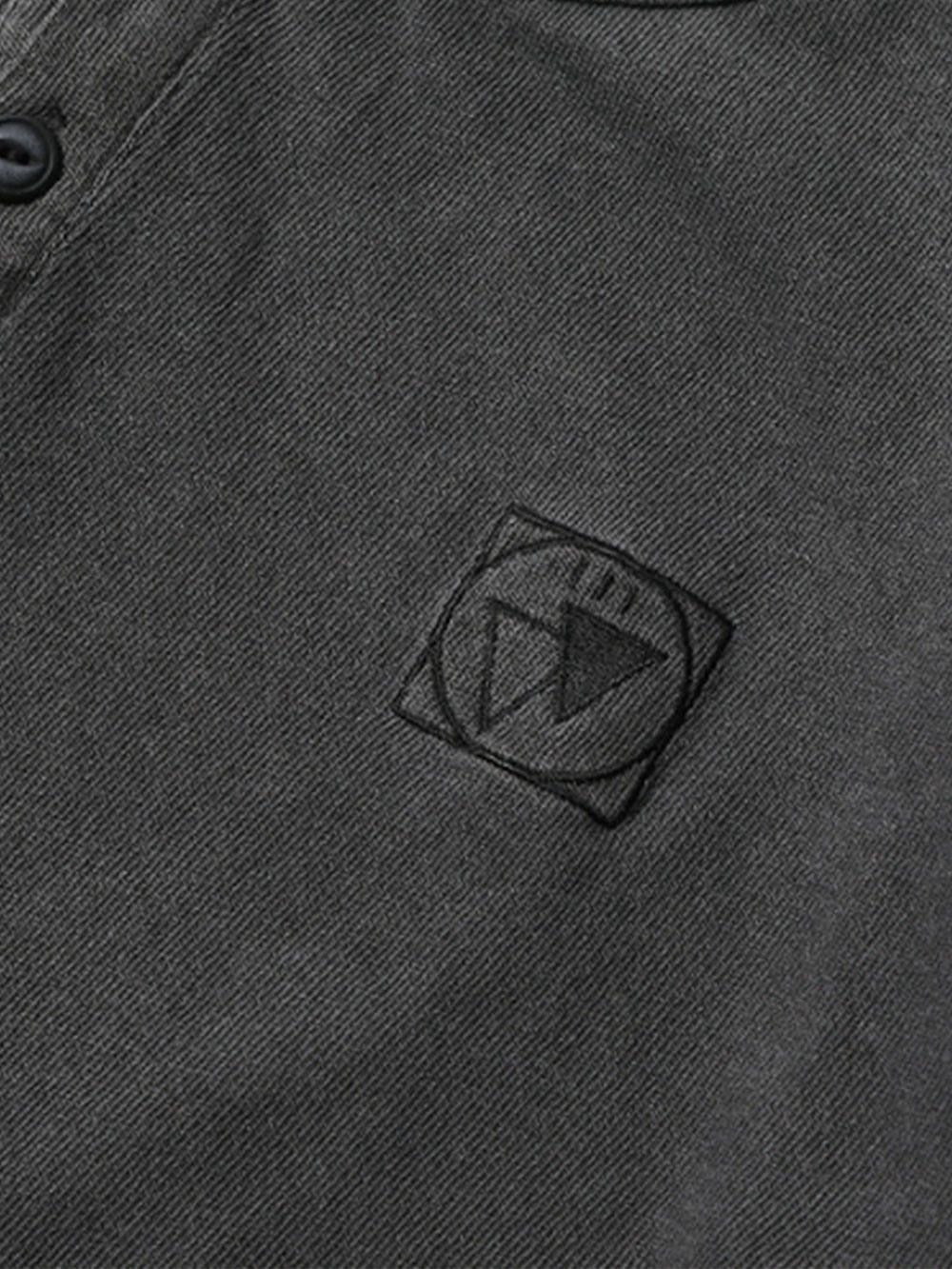 CLOUD -Henley Neck Drawstring Cutsew-