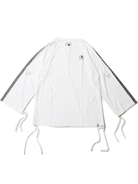 CLOUD -Henley Neck Drawstring Cutsew-