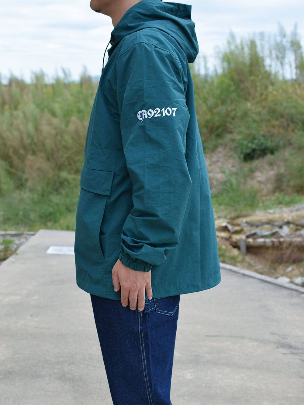 sd nylon pullover 90's style jkt