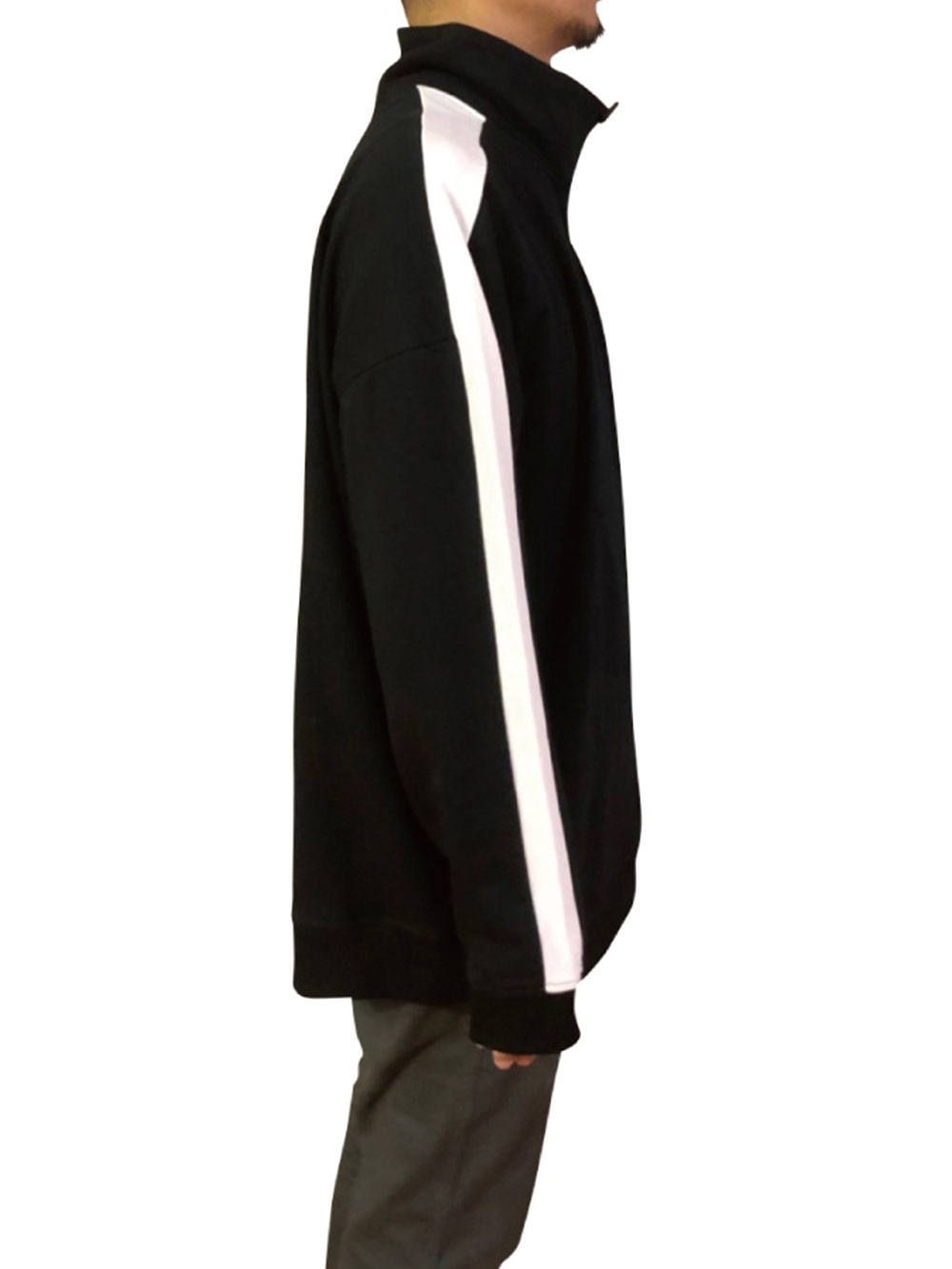 rg stand half zip crew