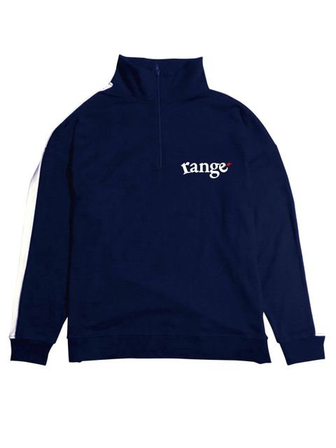 rg stand half zip crew