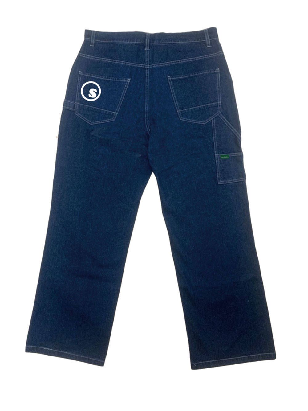 sd wide carpenter denim pants