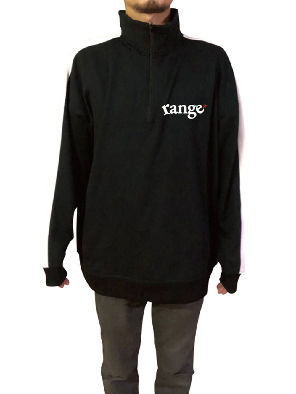 rg stand half zip crew