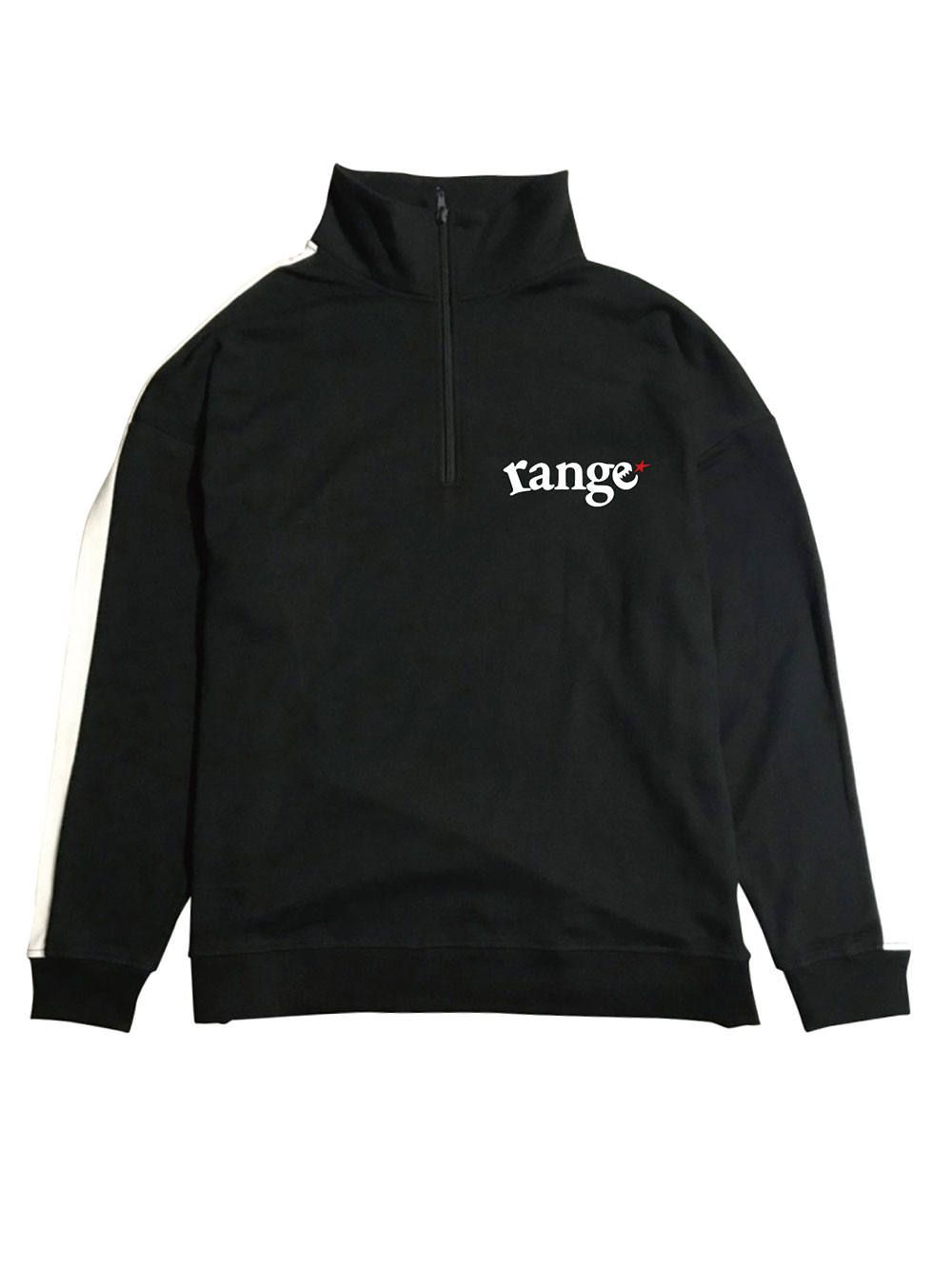rg stand half zip crew
