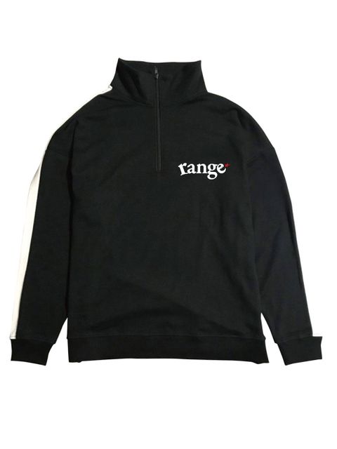 rg stand half zip crew