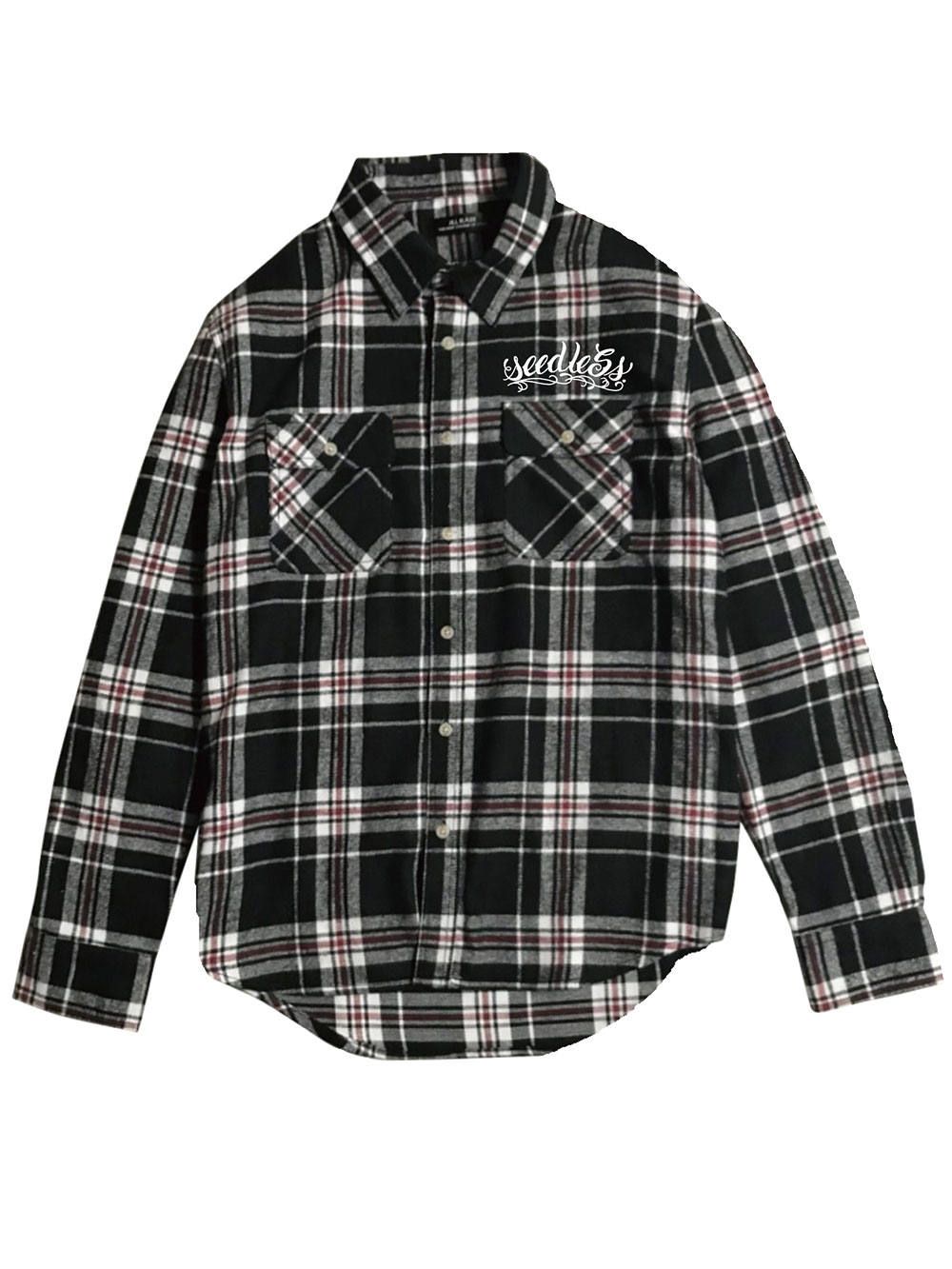 sd raised check nel shirts